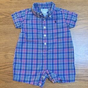 Ralph Lauren plaid shortall | 3 months